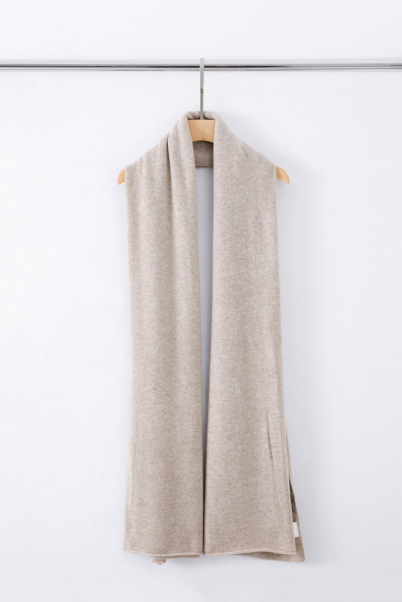 N.51 ALEGER 100% Cashmere TRAVEL WRAP - CHAMPAGNE
