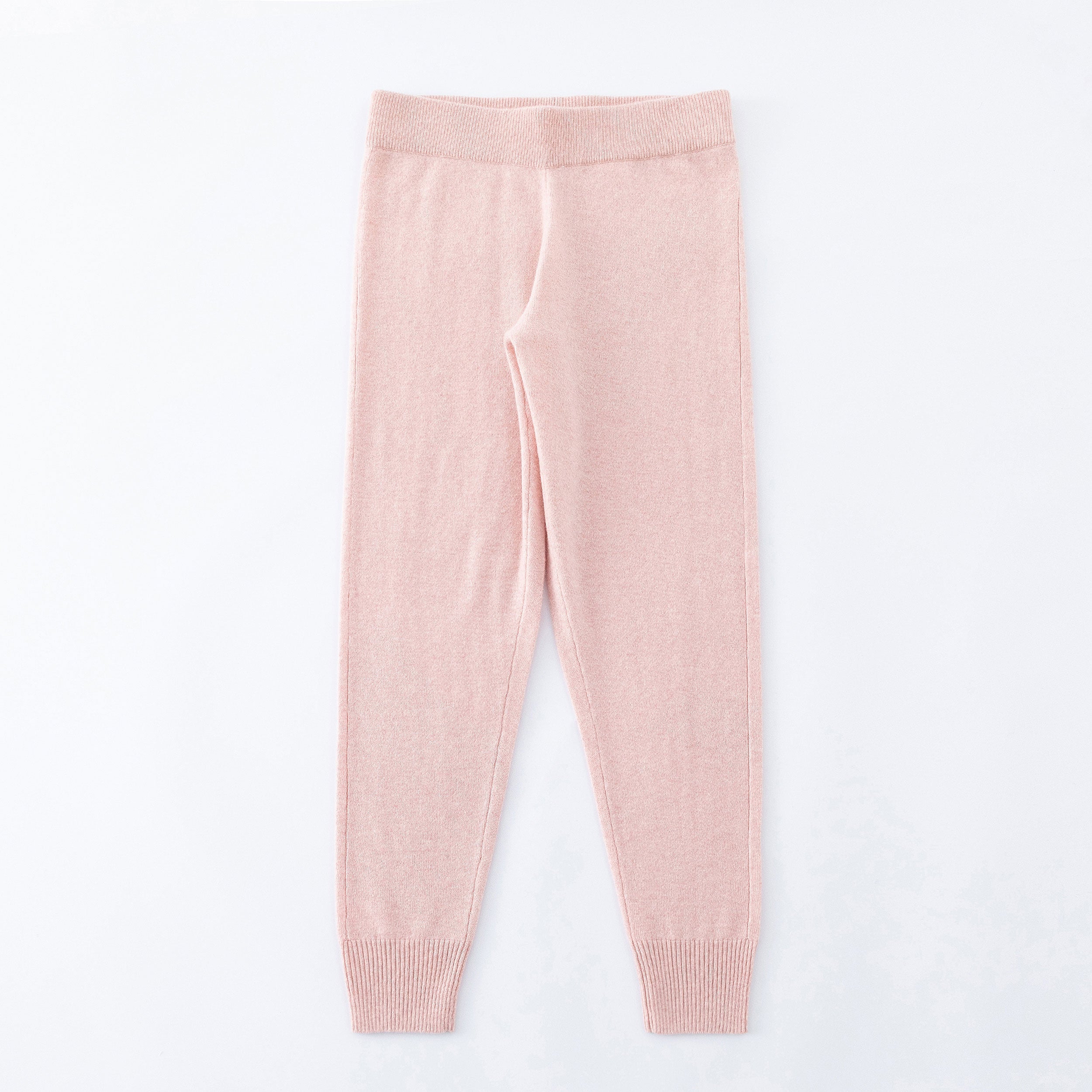 N.46 100% CASHMERE CLASSIC TRACK PANT - ROSE - Only XS, S Left