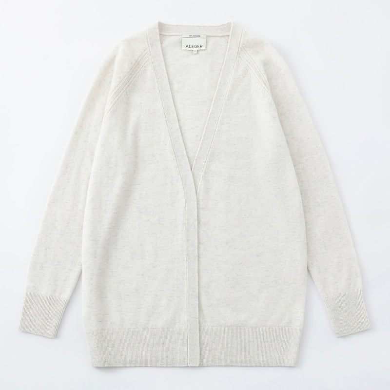 N.04 100% CASHMERE OPEN FRONT OVERSIZED CARDIGAN - TERRY