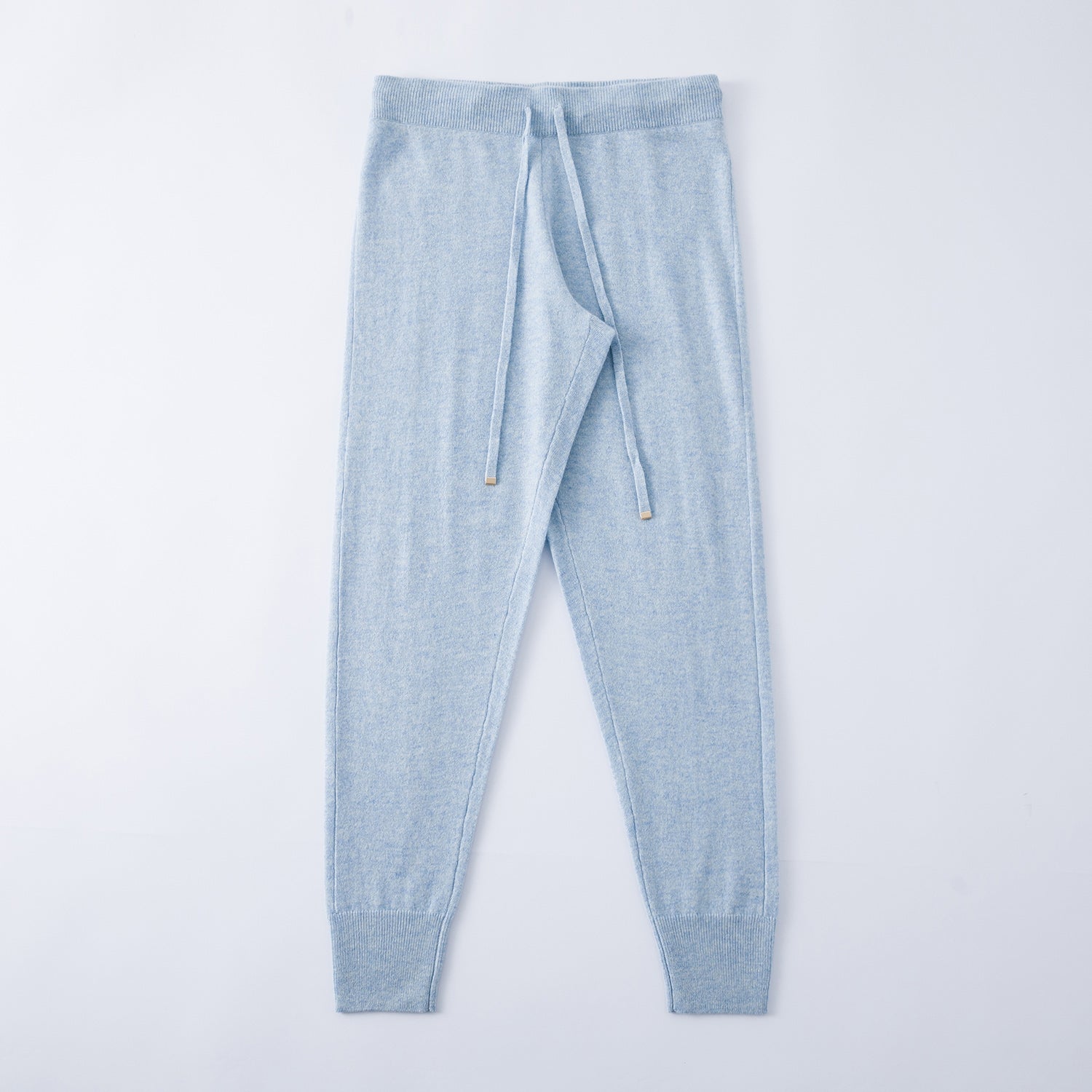 N.46 100% CASHMERE CLASSIC TRACK PANT-SKY BLUE