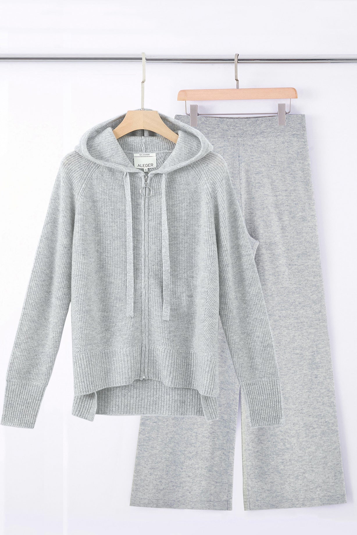 Polar Grey Loungepant Hoodie Set