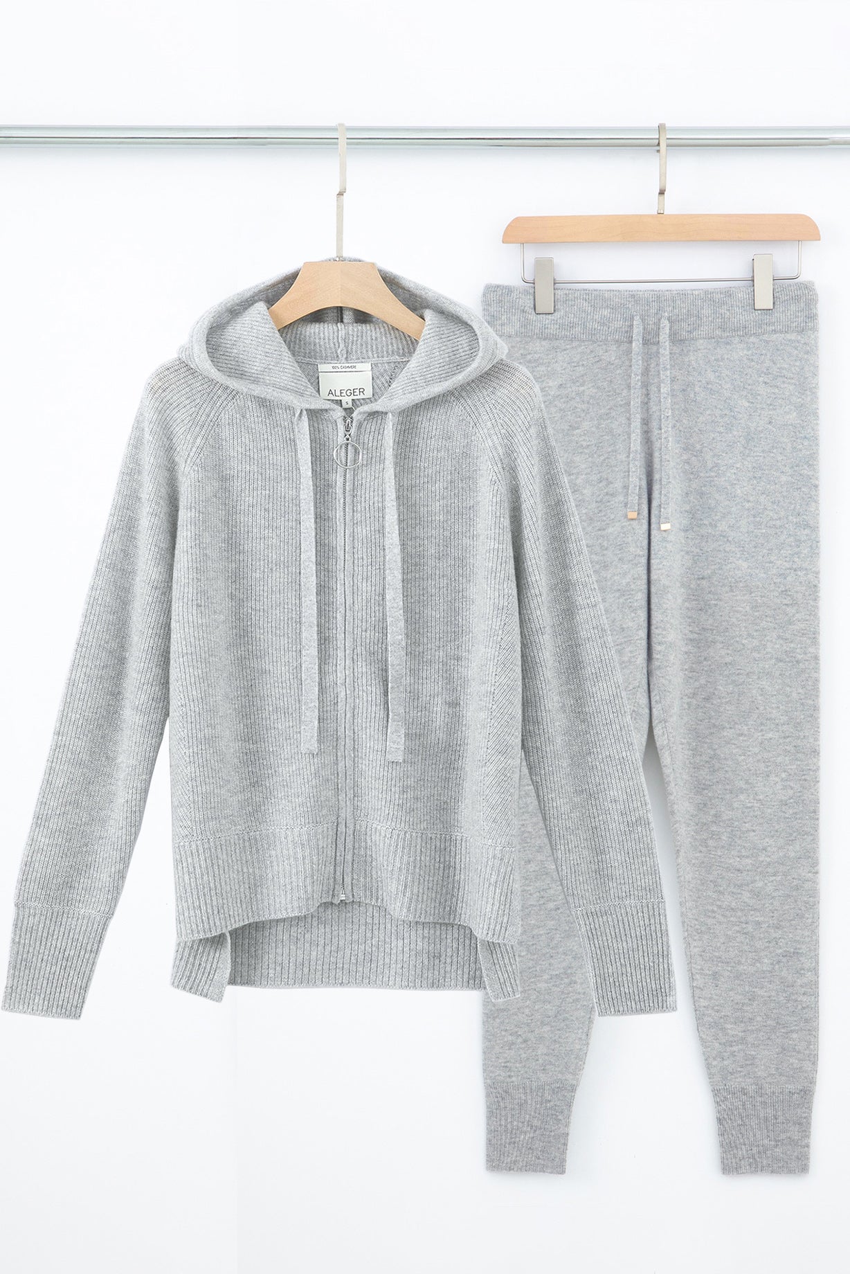 Polar Grey Trackie Hoodie Set