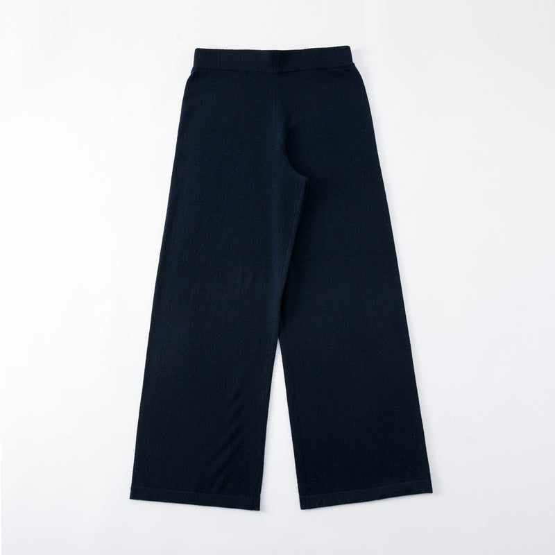 N.12 100% CASHMERE LOUNGE PANT - MIDNIGHT - Only XS Left
