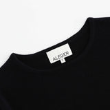 N.33 ALEGER Cashmere Blend Bell Sleeve Sweater - BLACK